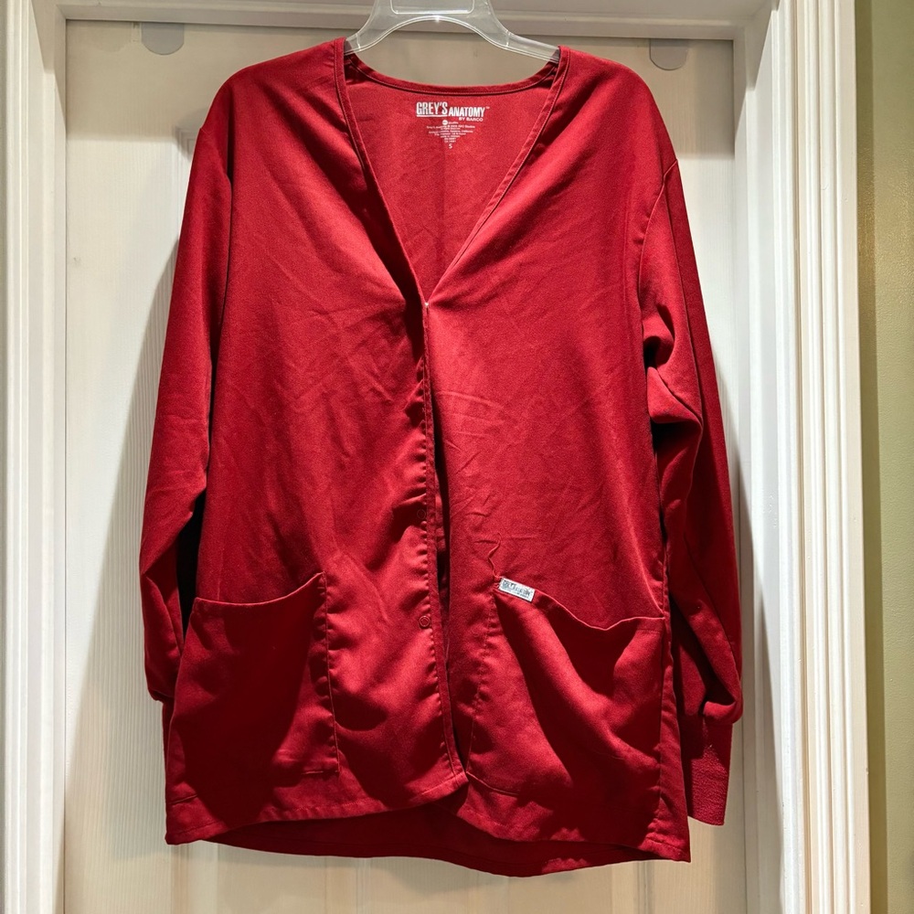 Grey's Anatomy Red Scrub Jacket